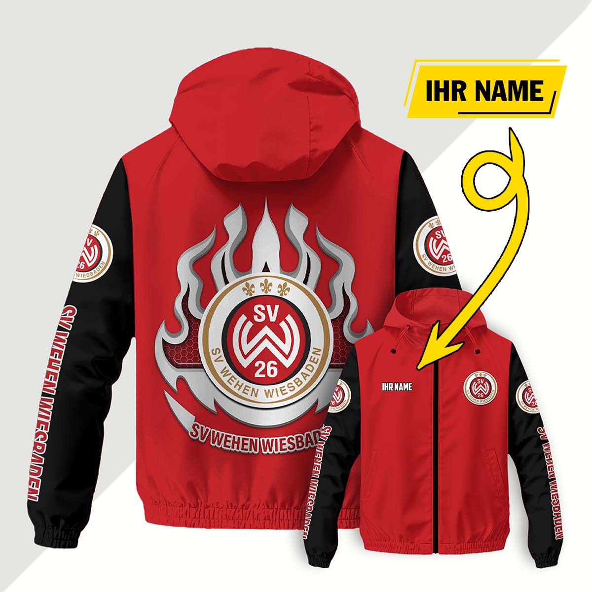 SV Wehen Wiesbaden Windjacke - SVW Windbreaker – Bild 4