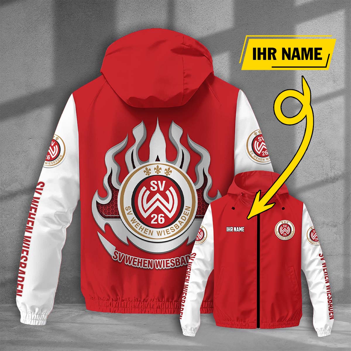 SV Wehen Wiesbaden Windjacke - SVW Windbreaker – Bild 5