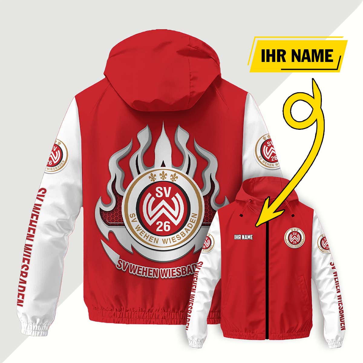 SV Wehen Wiesbaden Windjacke - SVW Windbreaker – Bild 8