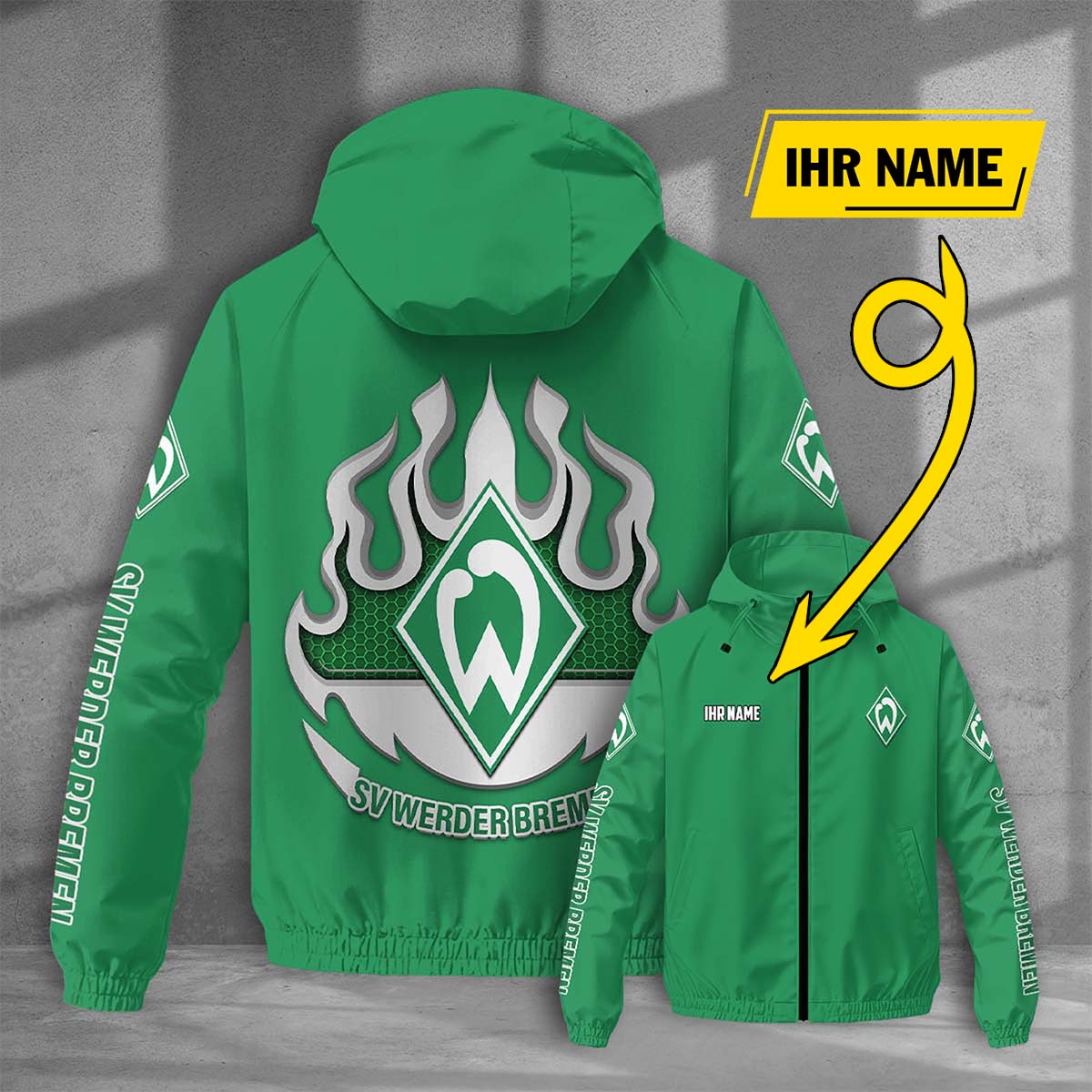 SV Werder Bremen Windjacke - SVW Windbreaker – Bild 9