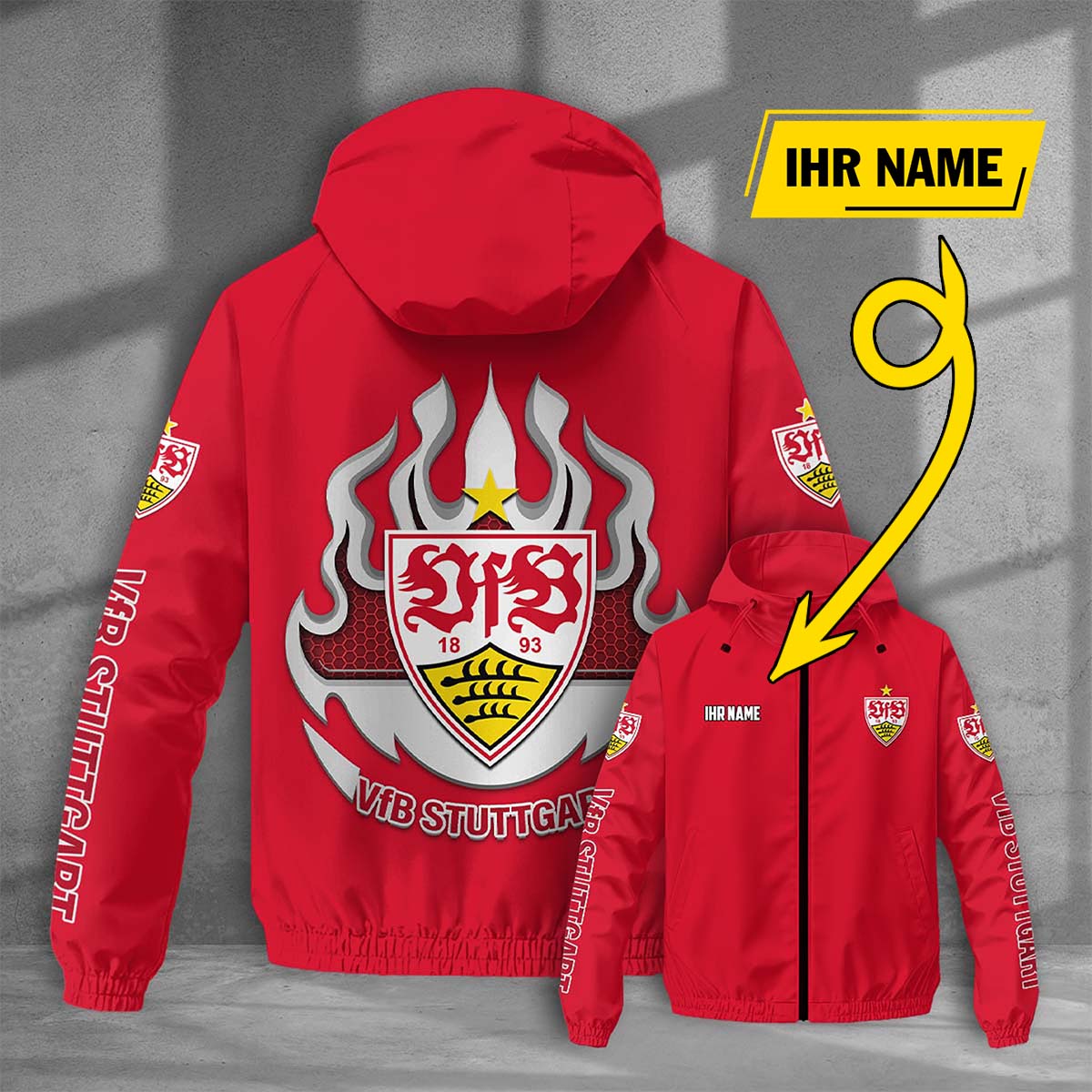 VfB Stuttgart Windjacke - VFB Windbreaker – Bild 9