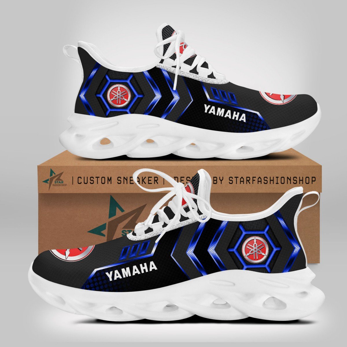 Yamaha Blue Schuhe