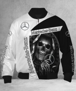 Mercedes-Benz White Bomberjacke