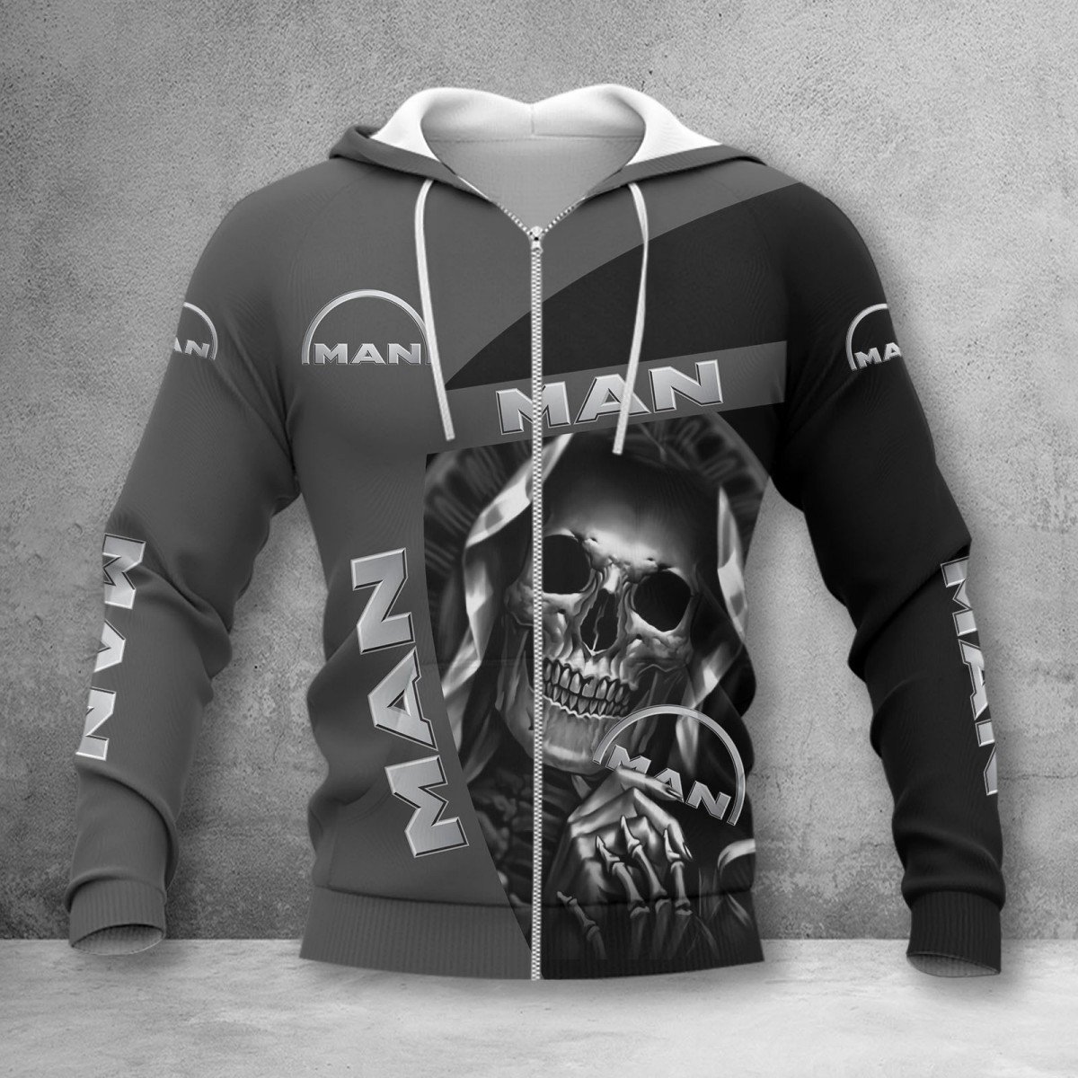 MAN Truck Zip Hoodie