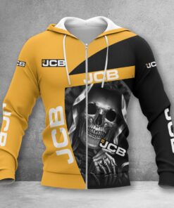 JCB Agricultural Tractors Zip Hoodie
