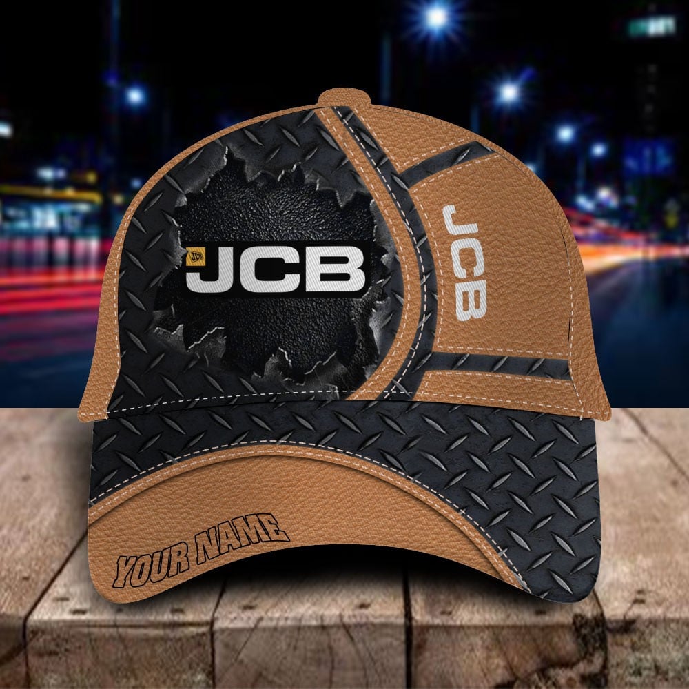 JCB Agricultural Tractors Hat Colorful Basecap
