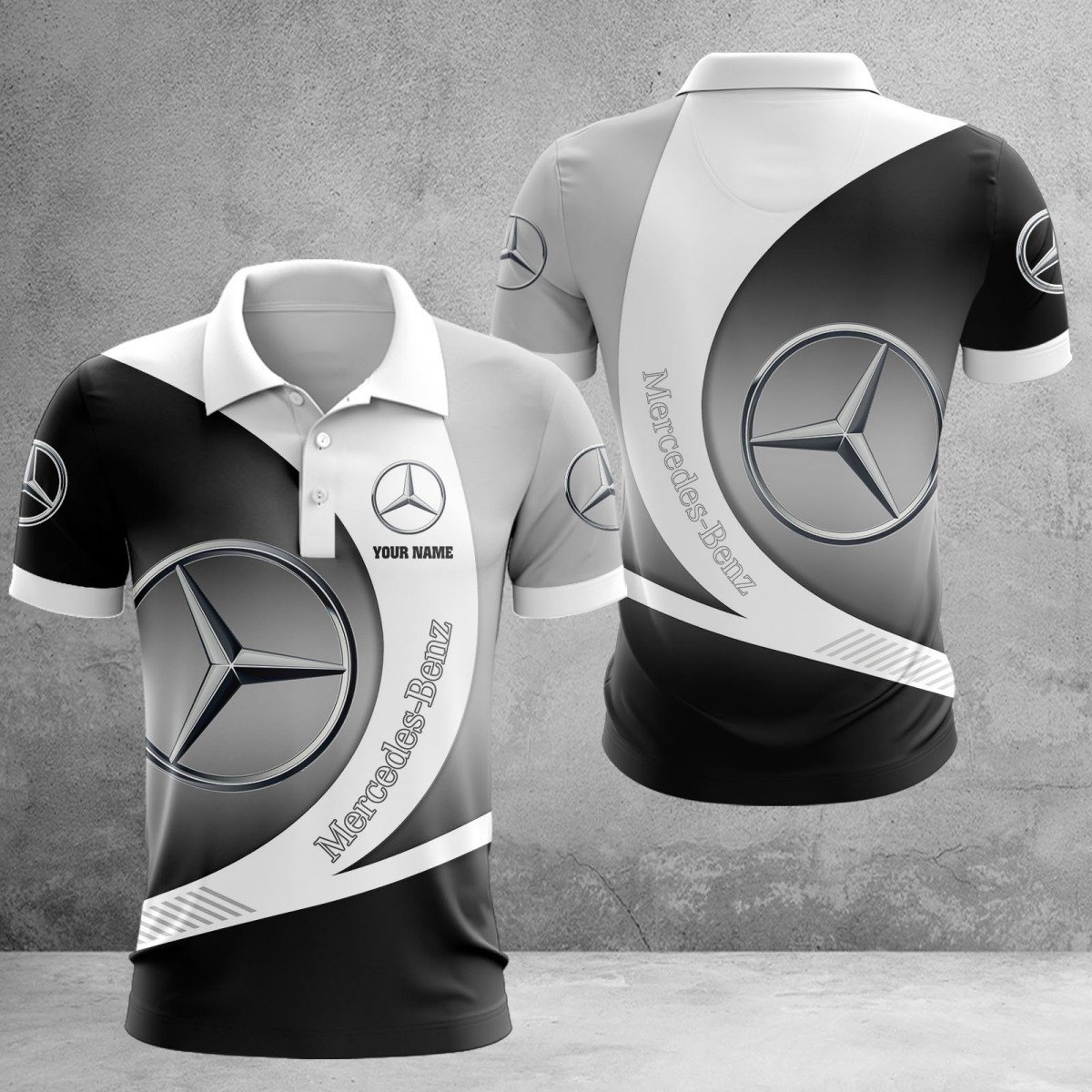 Mercedes-Benz White Poloshirt