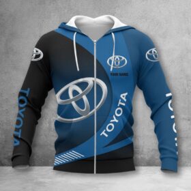 Toyota Blue Zip Hoodie