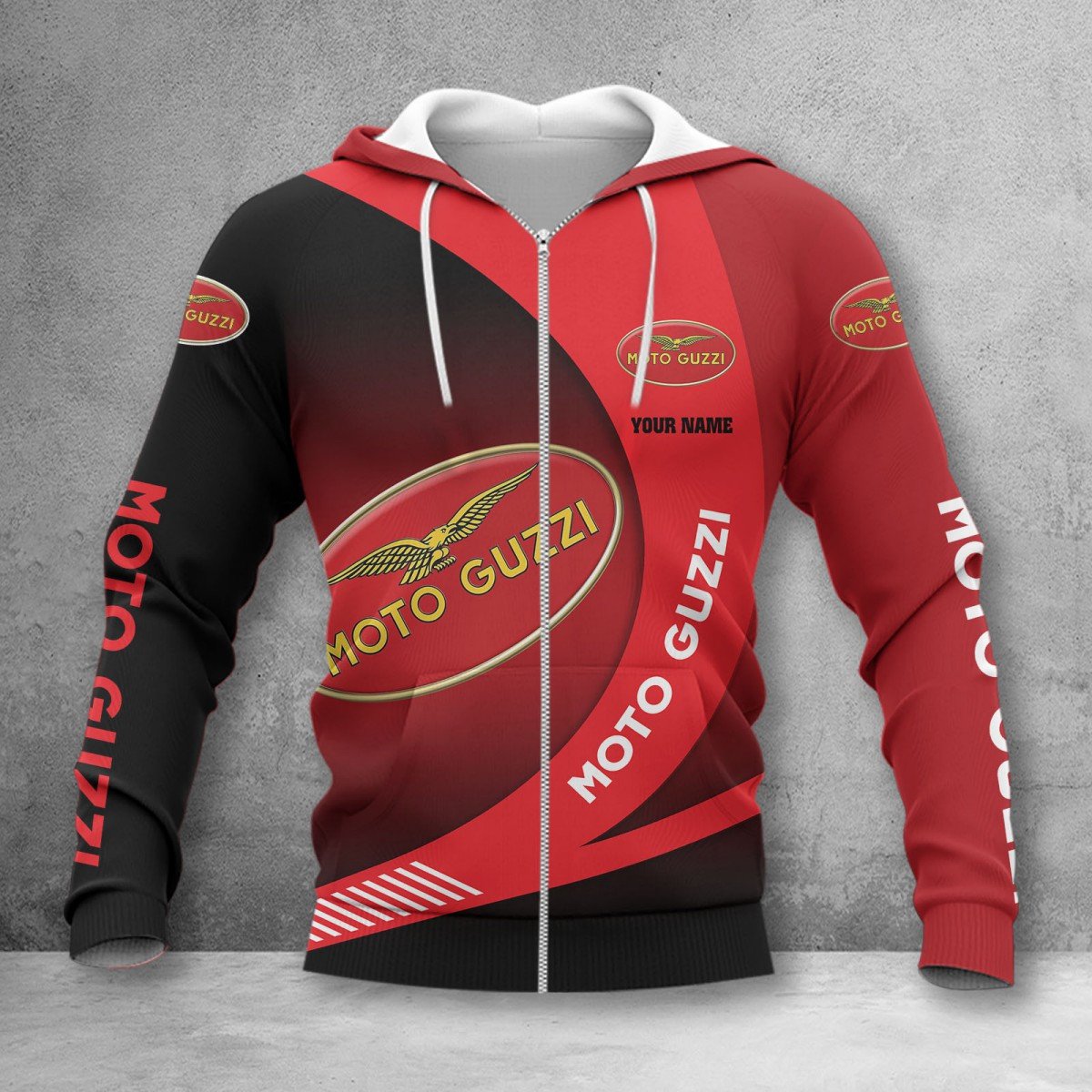 Moto Guzzi Zip Hoodie