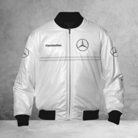 Mercedes-Benz White Bomberjacke