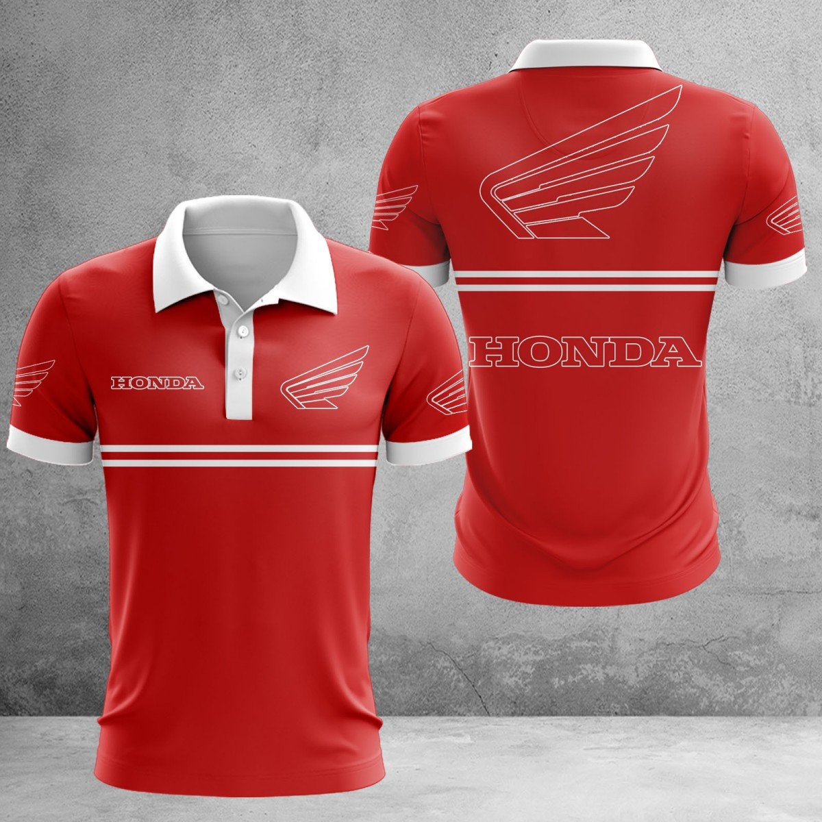 Honda Motorcycle Poloshirt