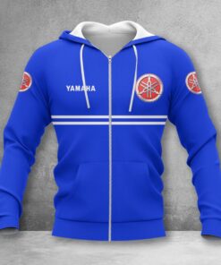 Yamaha Blue Zip Hoodie