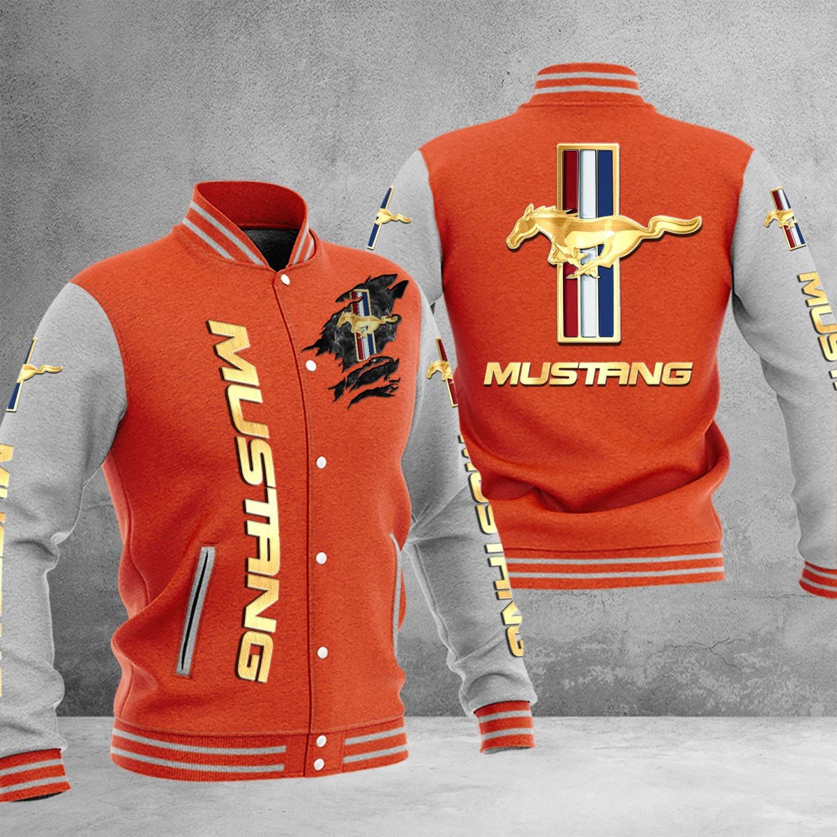 Ford Mustang College Jacke – Bild 5
