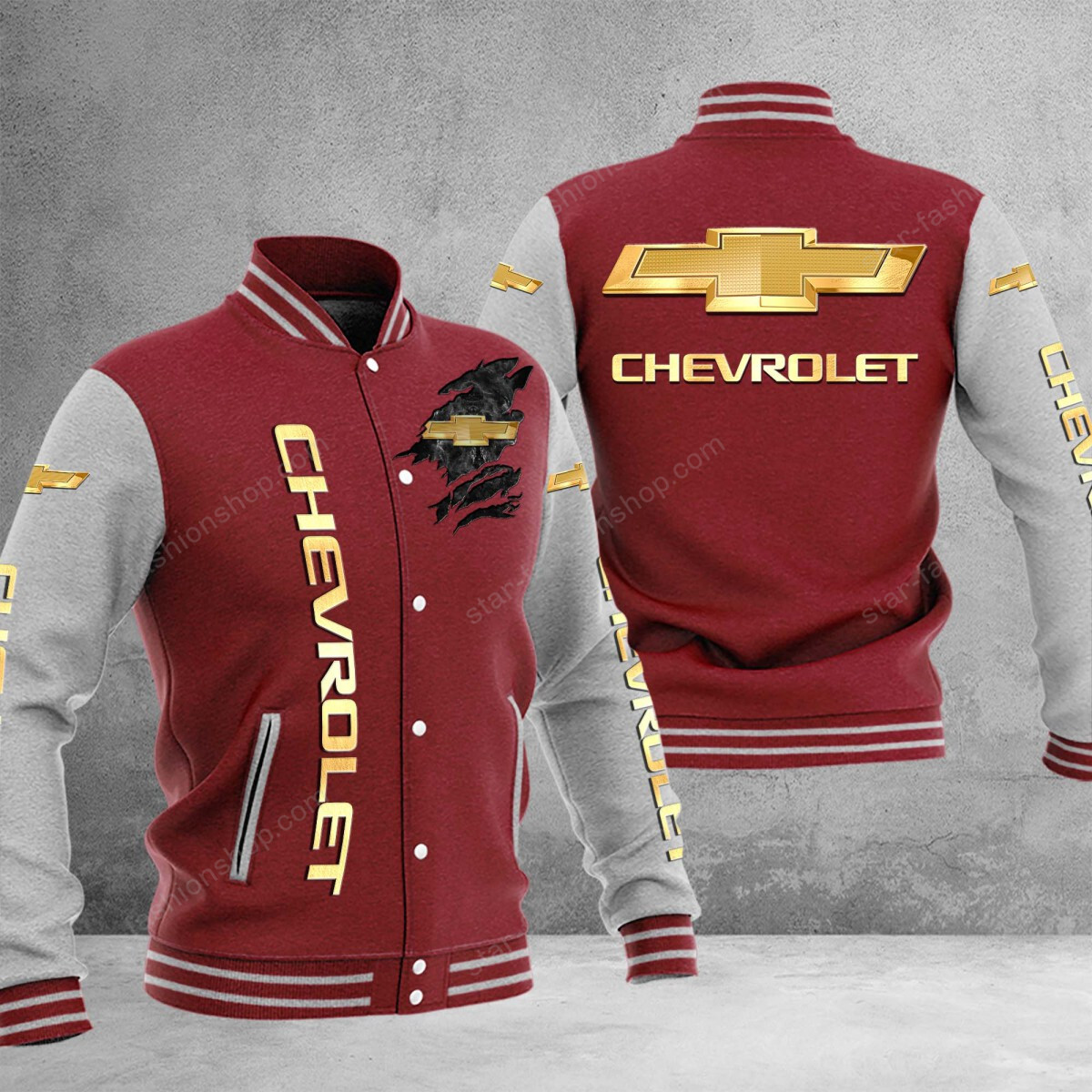 Chevrolet College Jacke – Bild 4