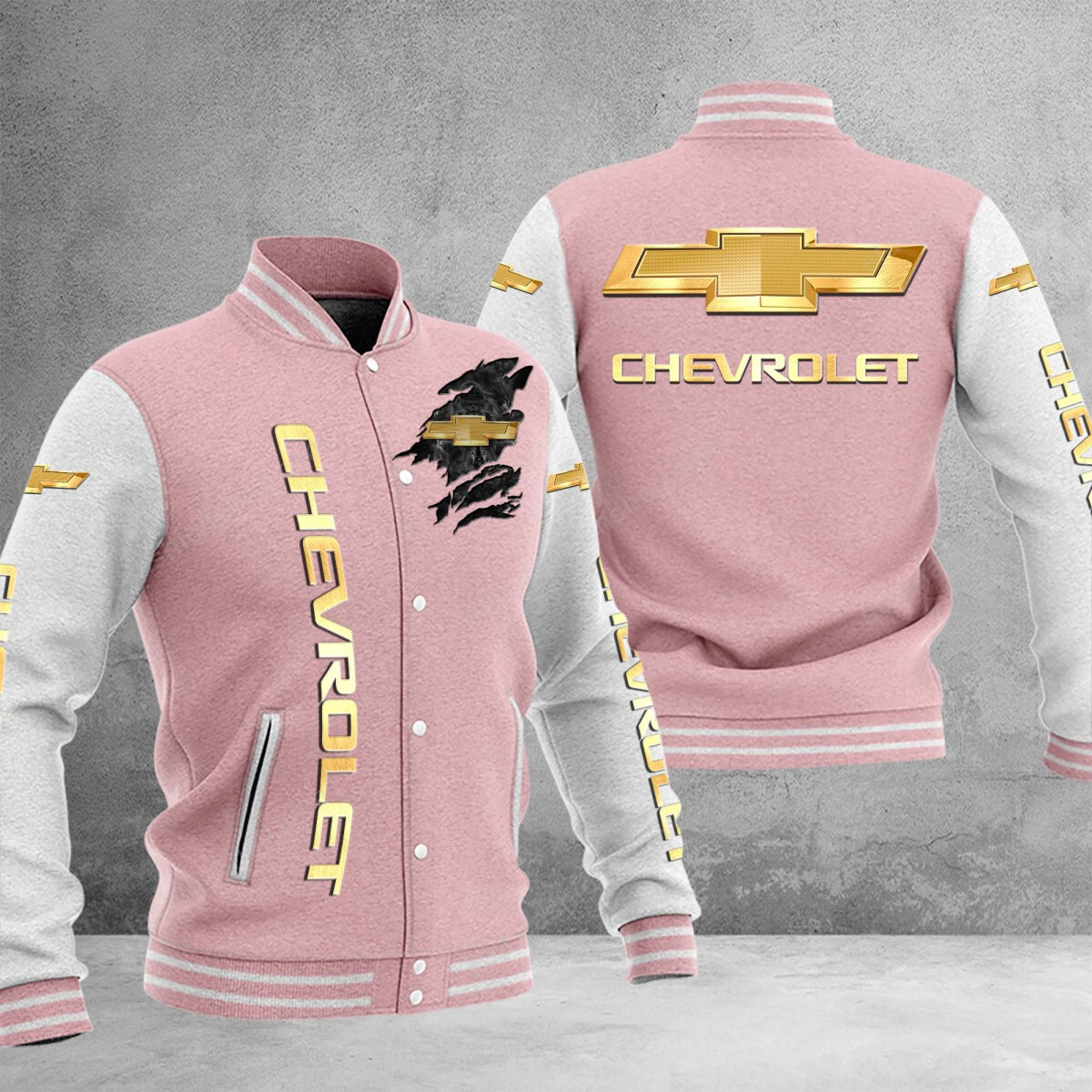 Chevrolet College Jacke – Bild 6
