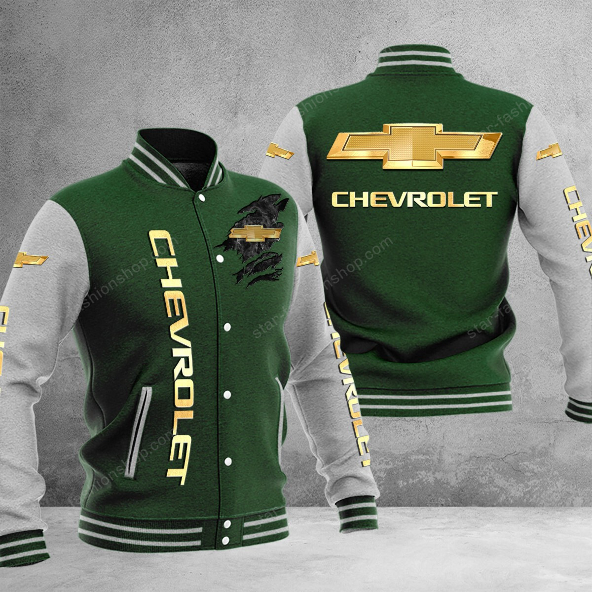 Chevrolet College Jacke – Bild 7