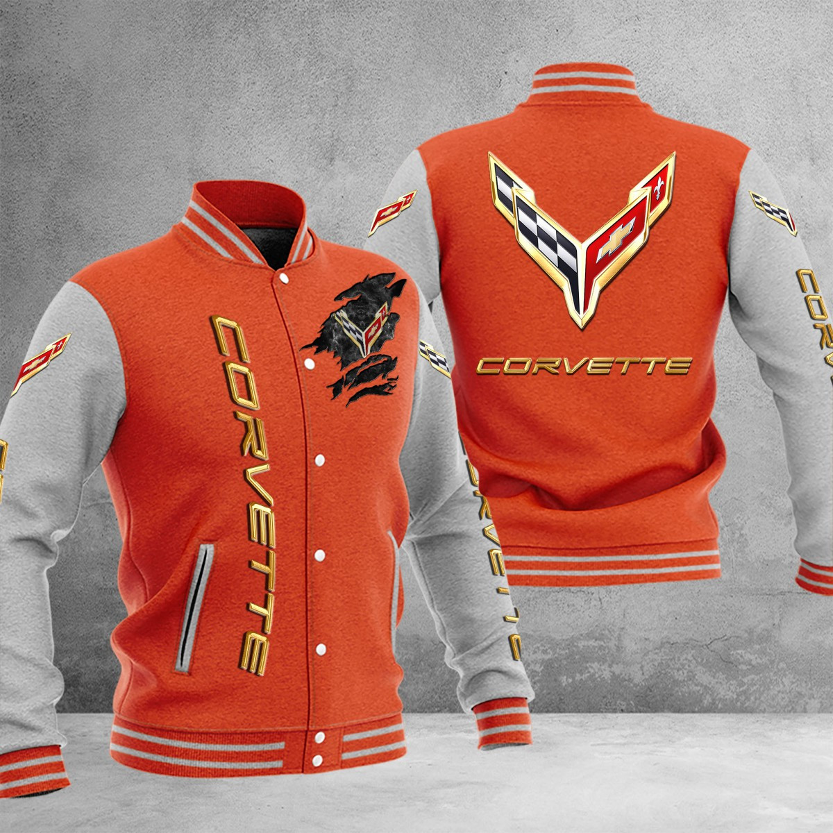 Chevrolet Corvette College Jacke – Bild 5