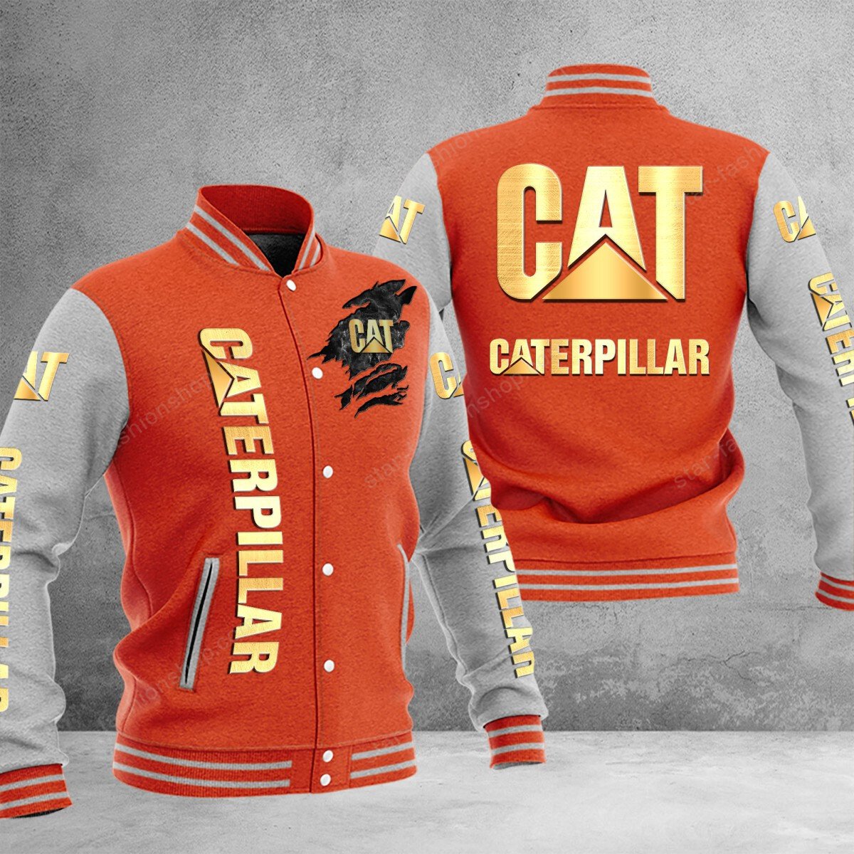Caterpillar Inc College Jacke – Bild 5