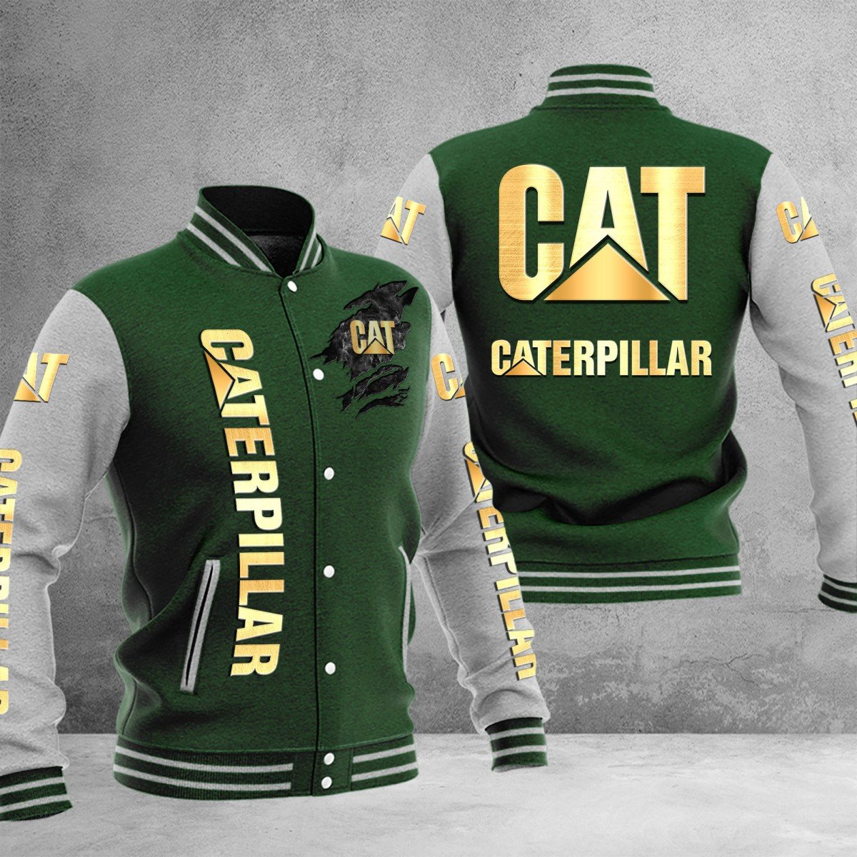 Caterpillar Inc College Jacke – Bild 7