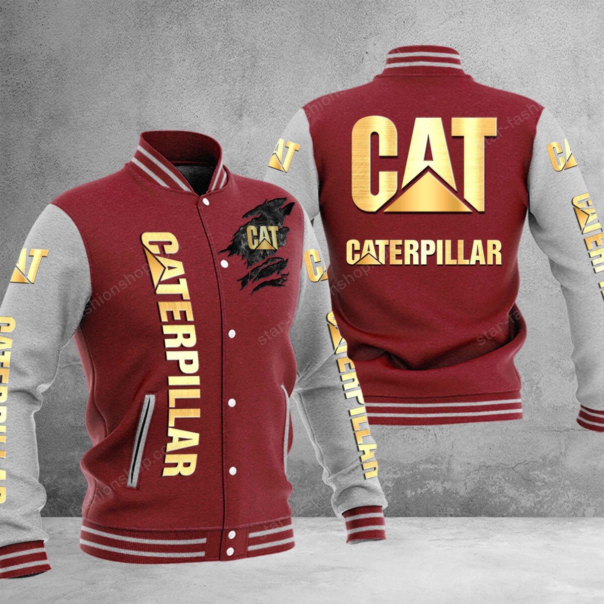 Caterpillar Inc College Jacke – Bild 4