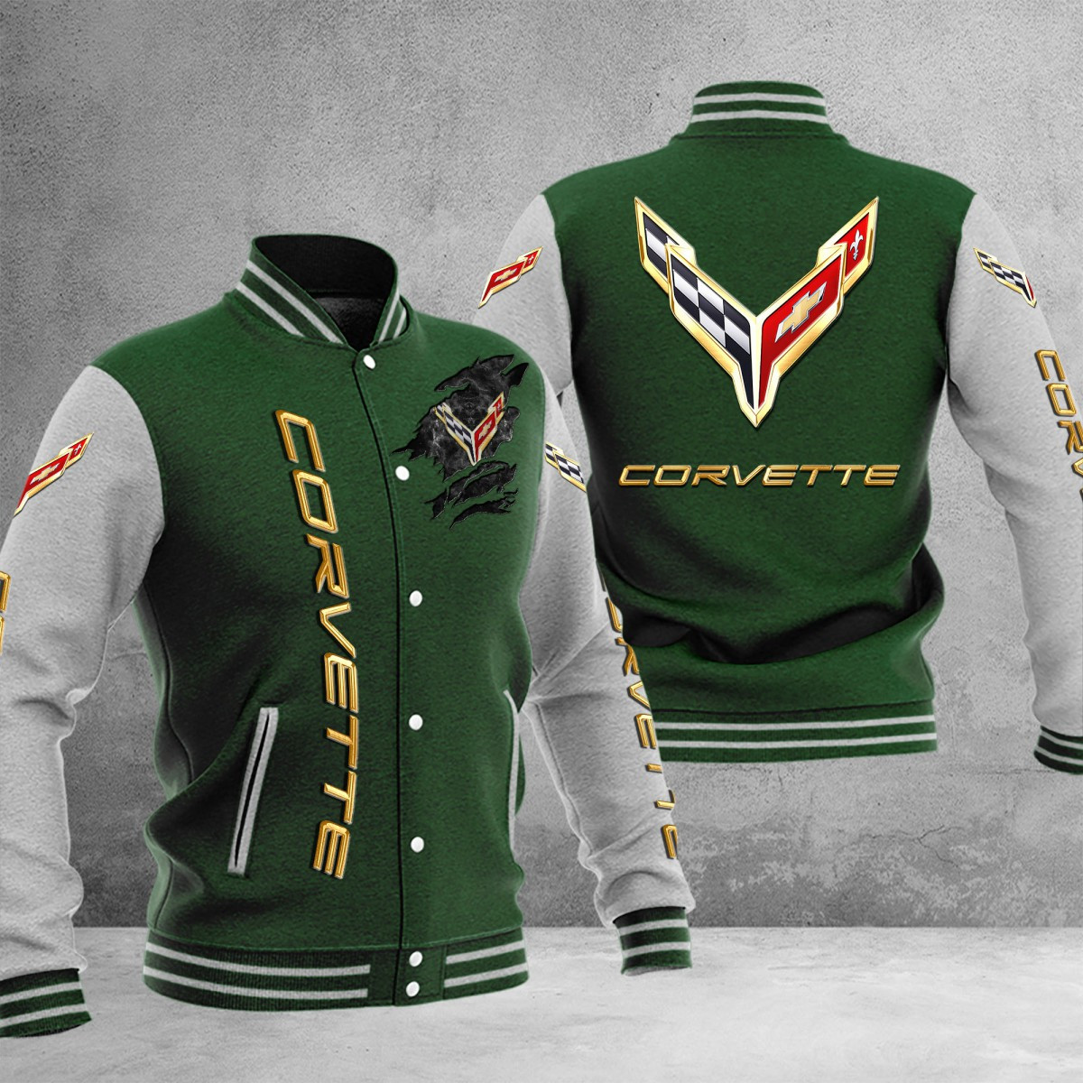 Chevrolet Corvette College Jacke – Bild 7