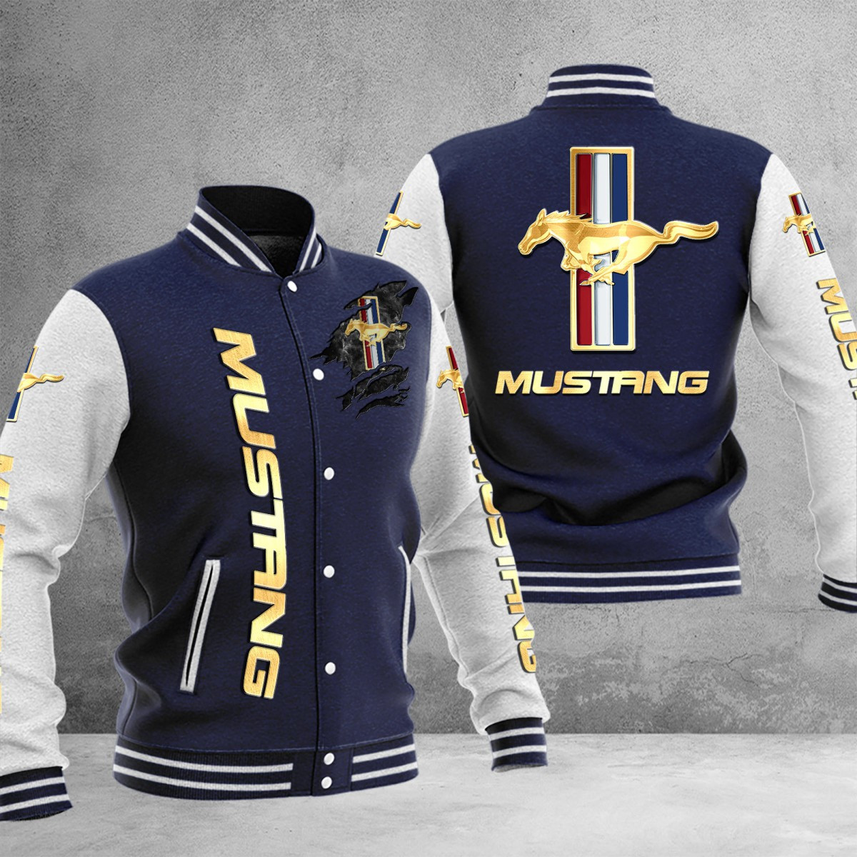 Ford Mustang College Jacke – Bild 2