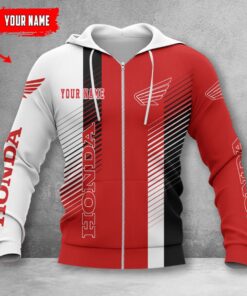 Honda Motorcycle Zip Hoodie