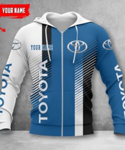 Toyota Blue Zip Hoodie