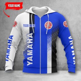 Yamaha Blue Zip Hoodie