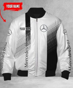 Mercedes-Benz White Bomberjacke