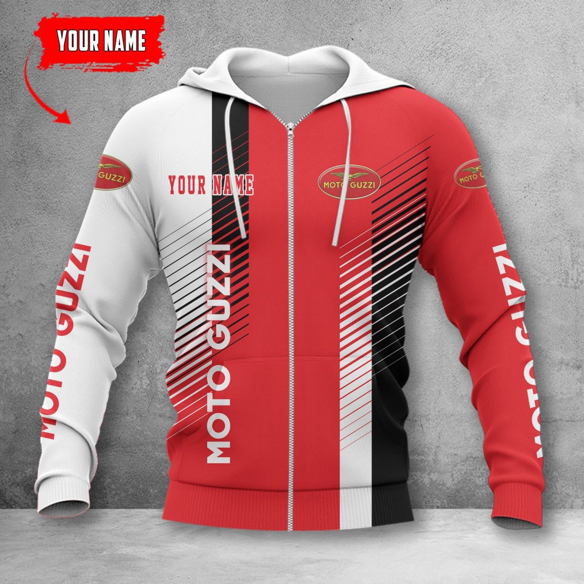 Moto Guzzi Zip Hoodie