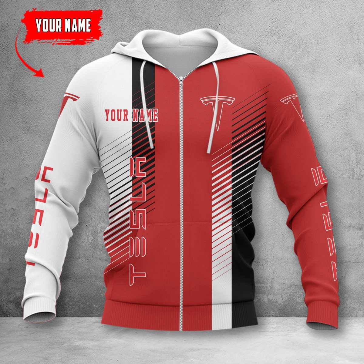 Tesla Zip Hoodie