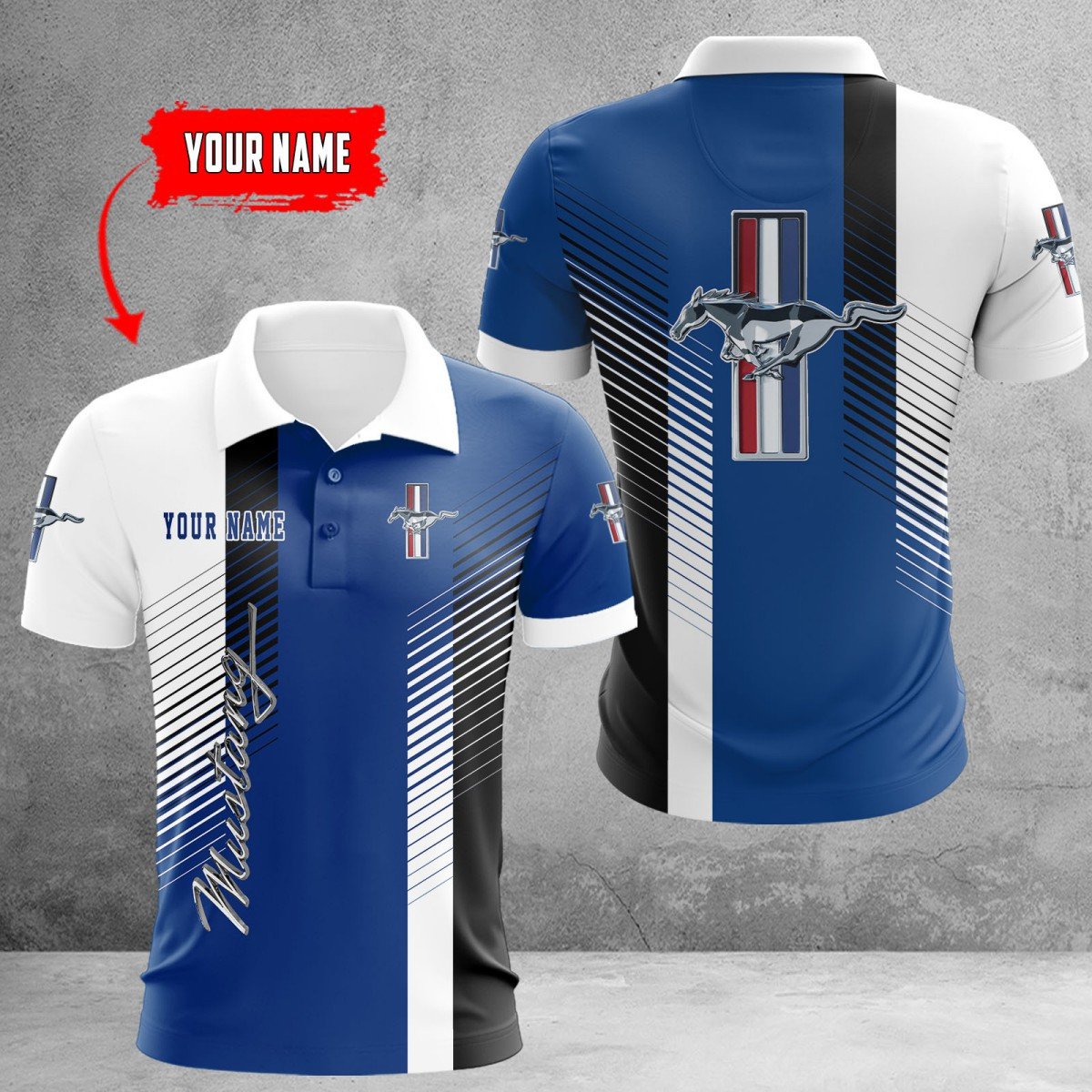 Ford Mustang Poloshirt