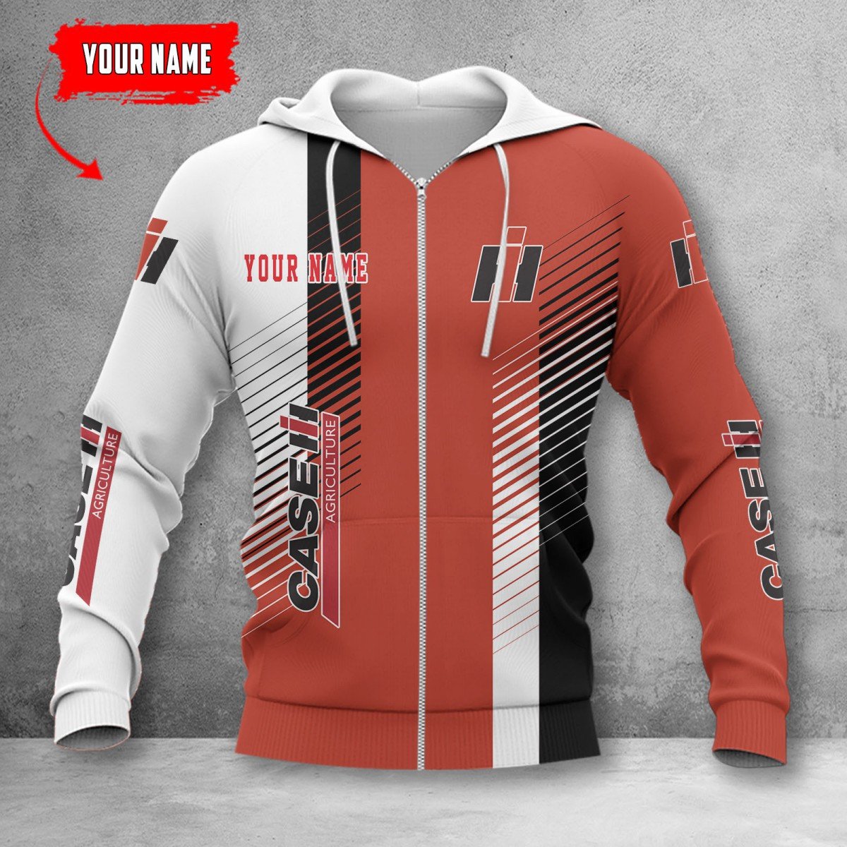 Case IH Zip Hoodie