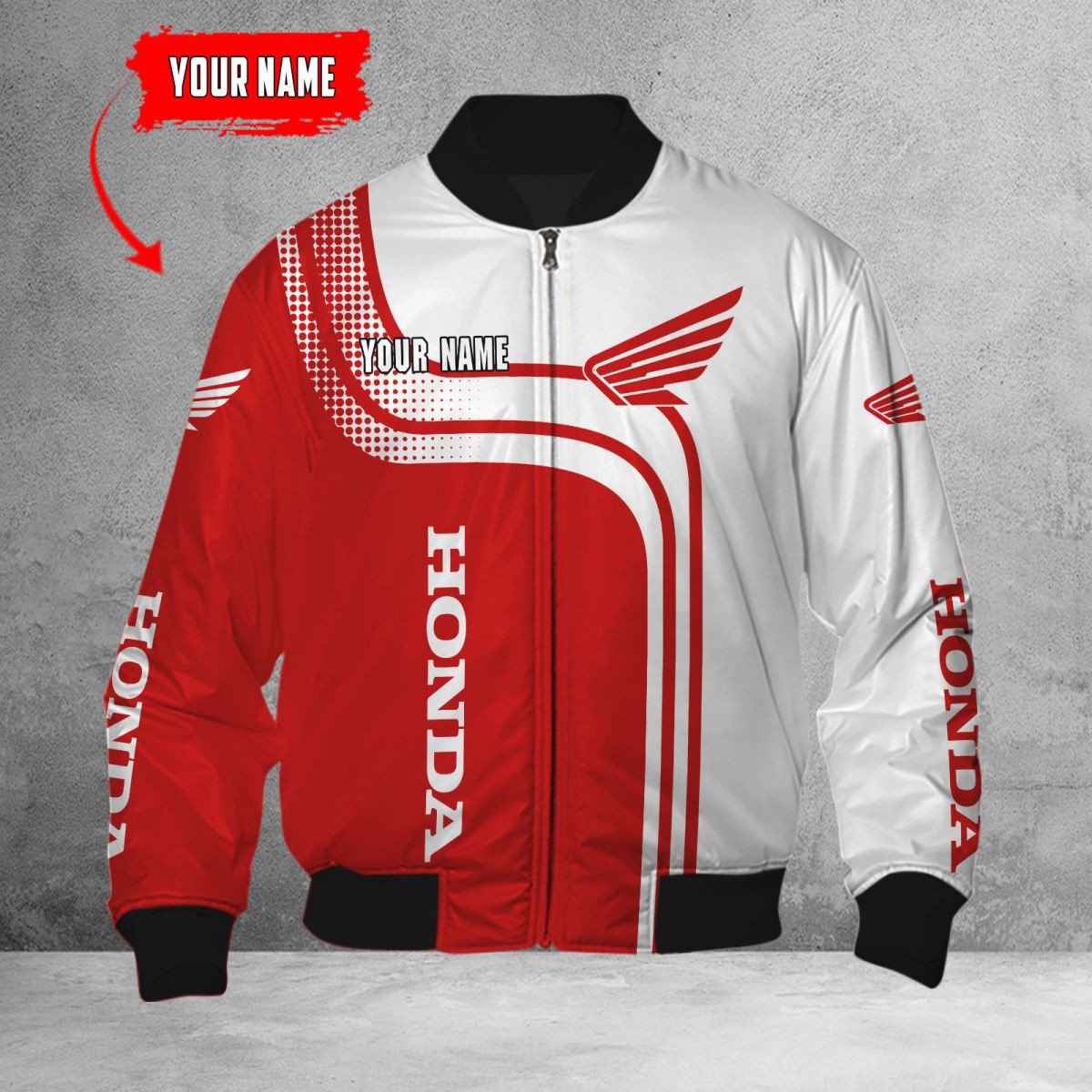 Honda Motorcycle Bomberjacke