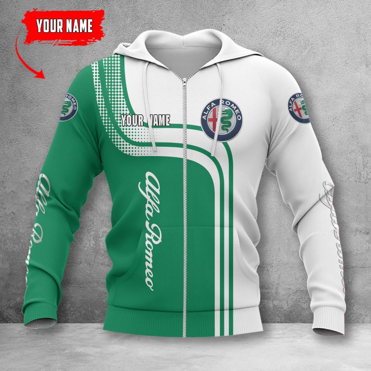 Alfa Romeo Zip Hoodie