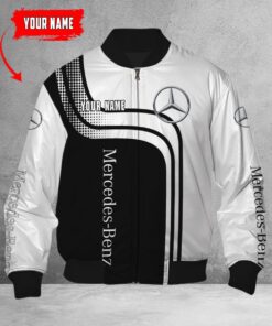 Mercedes-Benz White Bomberjacke