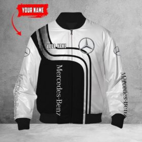 Mercedes-Benz White Bomberjacke