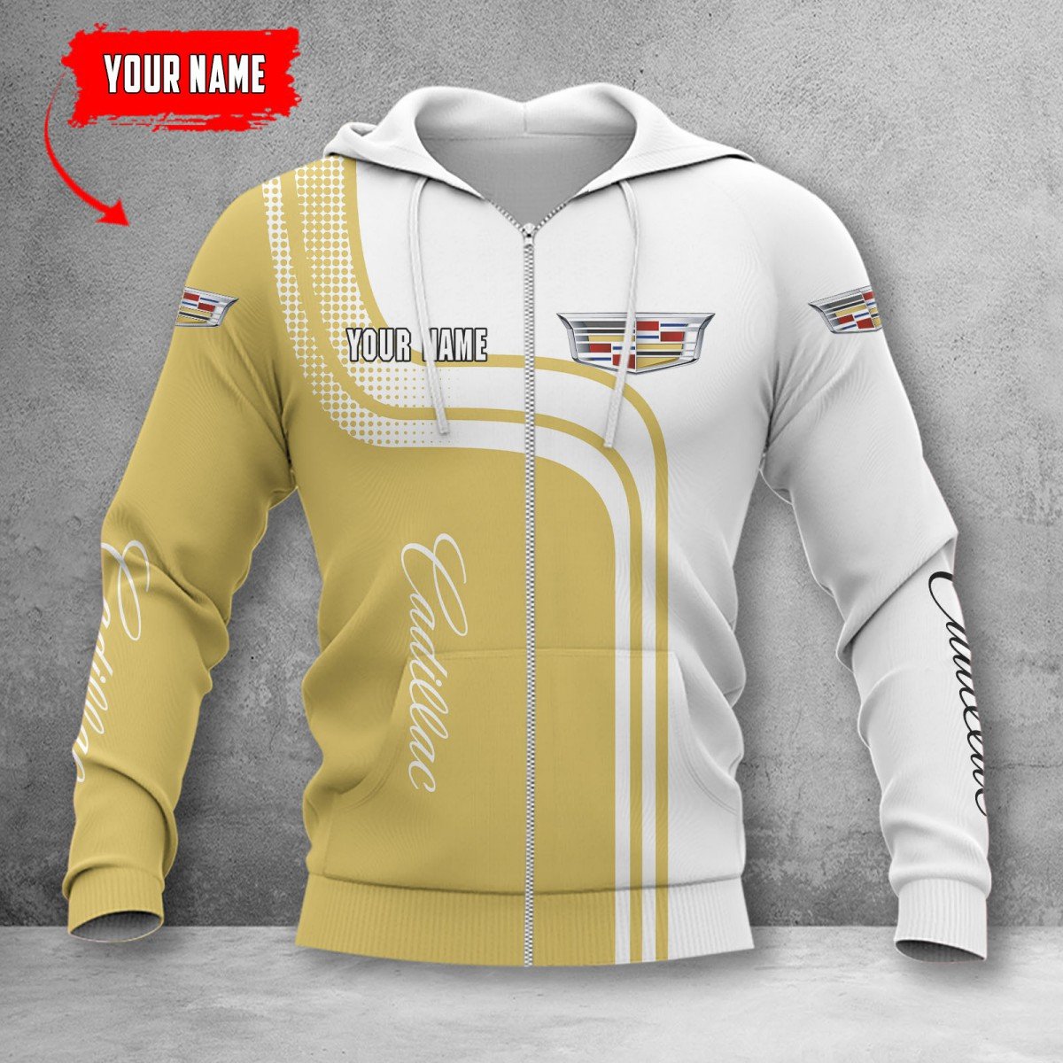 Cadillac Zip Hoodie