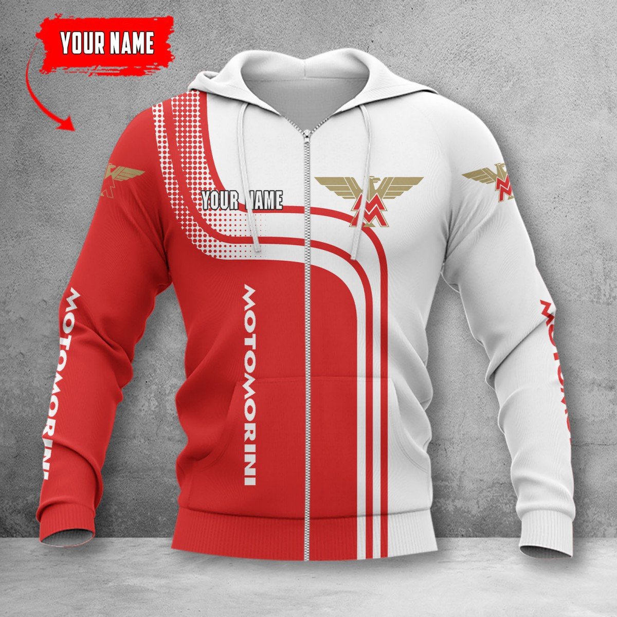 Moto Morini Zip Hoodie