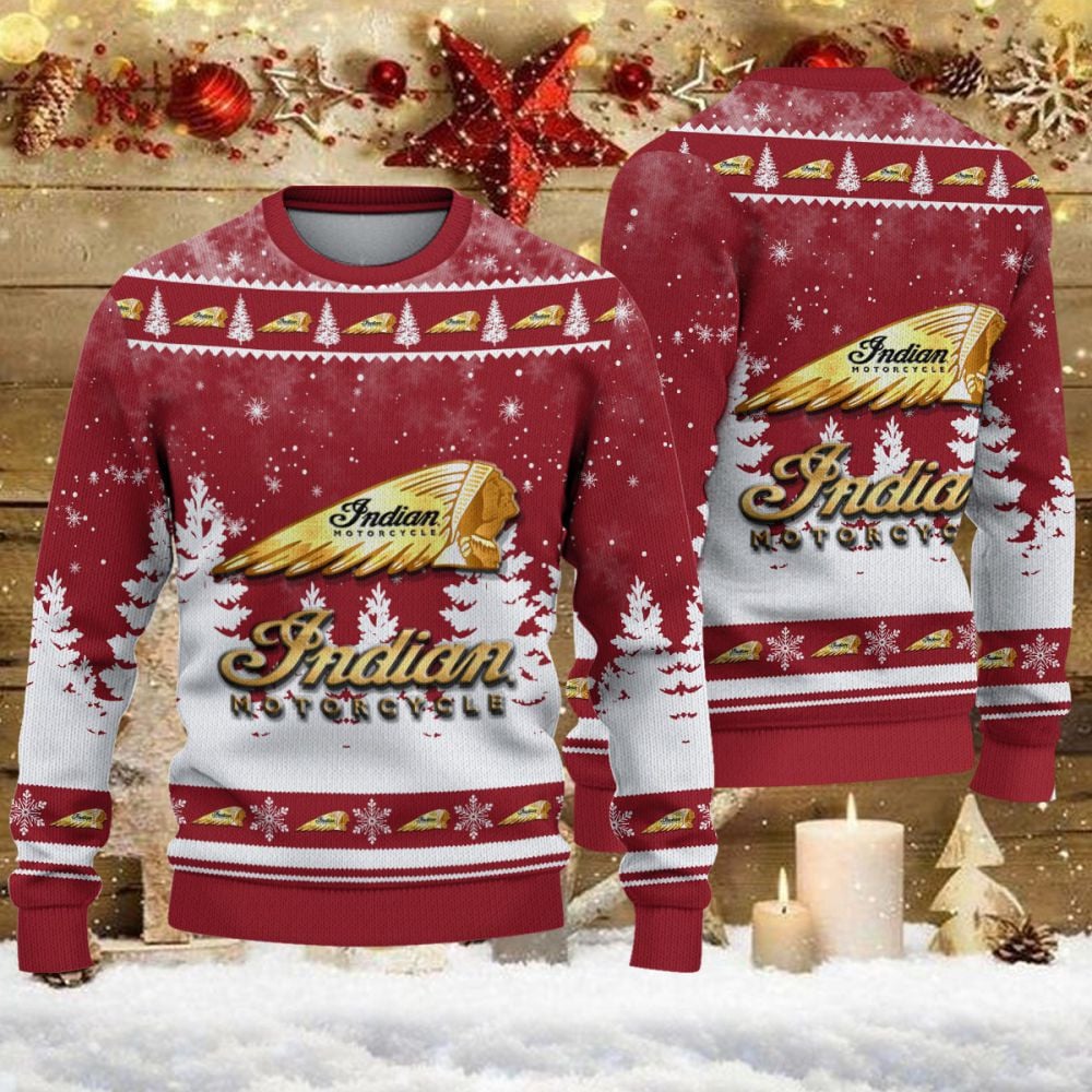 Weihnachtspullover Indian Motorcycle - Ugly Christmas Sweater