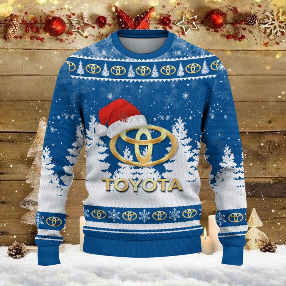 Weihnachtspullover Toyota Blue – Ugly Christmas Sweater – Bild 2