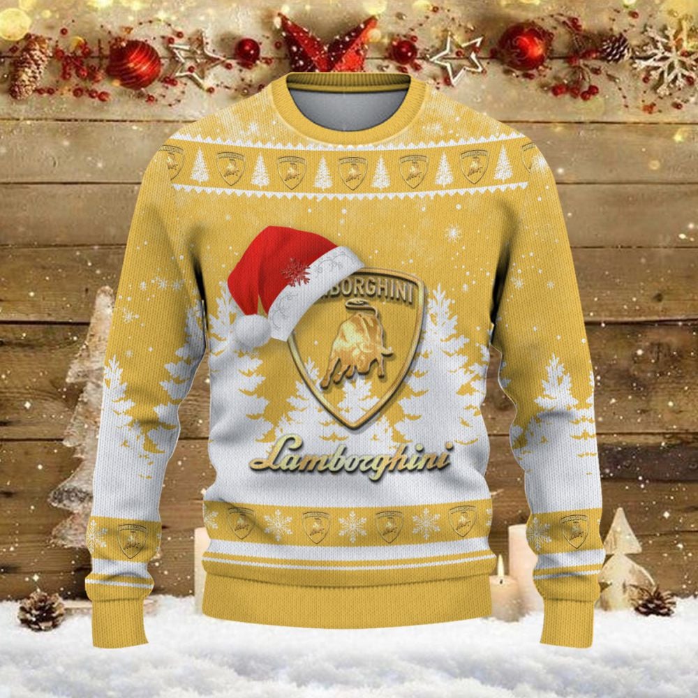 Weihnachtspullover Lamborghini – Ugly Christmas Sweater – Bild 2