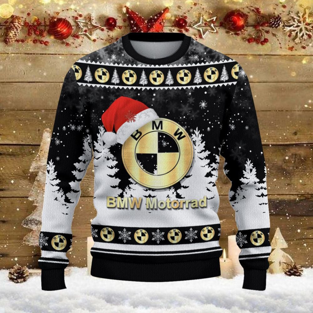 Weihnachtspullover BMW Motorrad - Ugly Christmas Sweater – Bild 2