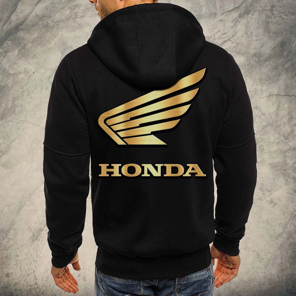 Honda Motorcycle Kapuzensweatjacke – Bild 2