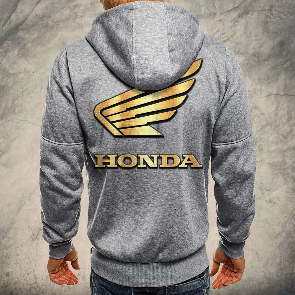 Honda Motorcycle Kapuzensweatjacke – Bild 6