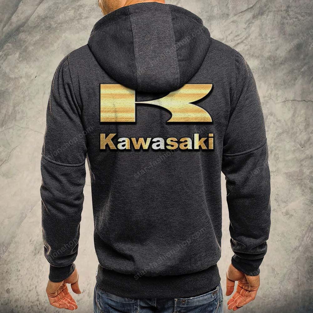Kawasaki Kapuzensweatjacke – Bild 4