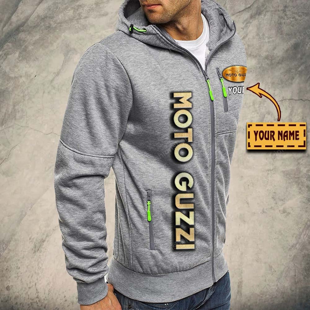 Moto Guzzi Kapuzensweatjacke – Bild 5