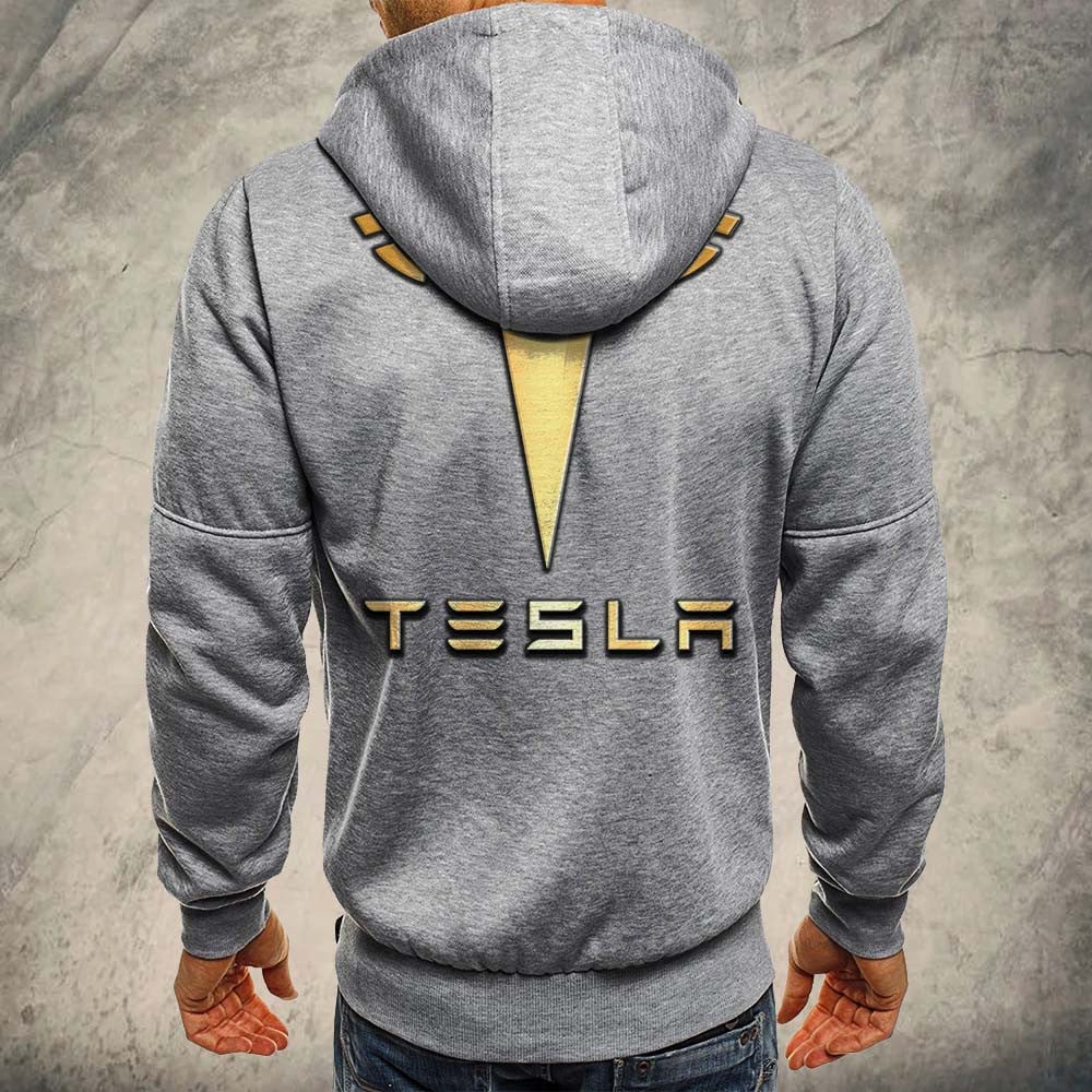 Tesla Kapuzensweatjacke – Bild 6
