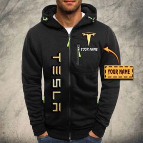 Tesla Kapuzensweatjacke